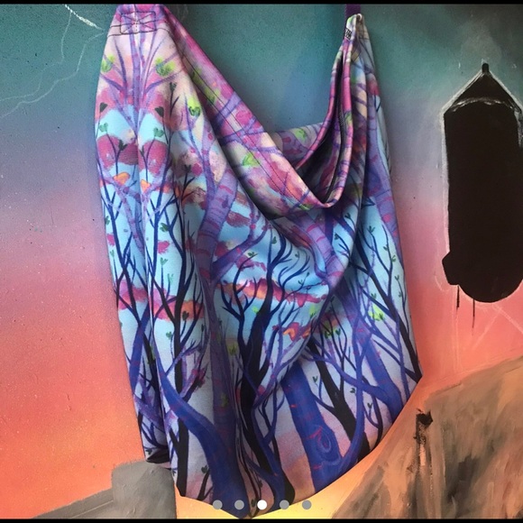 Purple Treetops Tote Bag - Picture 3 of 4